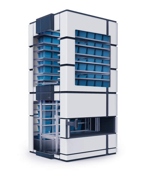 Автоматизированный склад лифтового типа CUBER компании CSort — фото 2